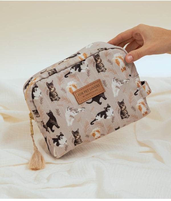 PRINTED GRAY BAG CATS CTK001